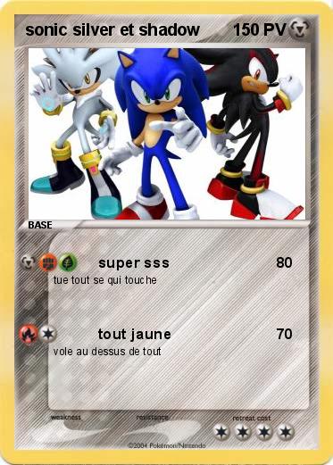 Pokemon sonic silver et shadow