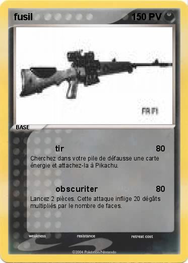 Pokemon fusil