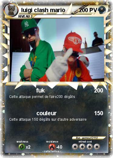 Pokemon luigi clash mario