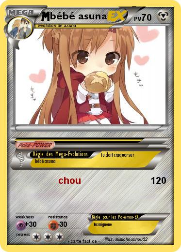 Pokemon bébé asuna