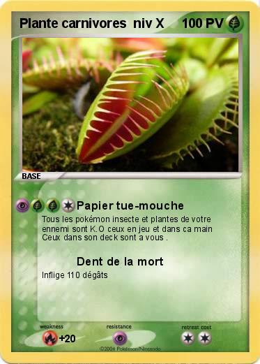 Pokemon Plante carnivores  niv X