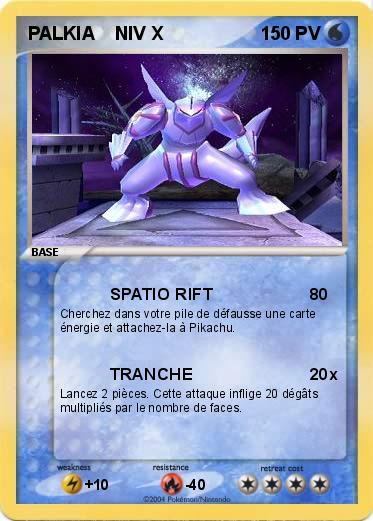 Pokemon PALKIA    NIV X 