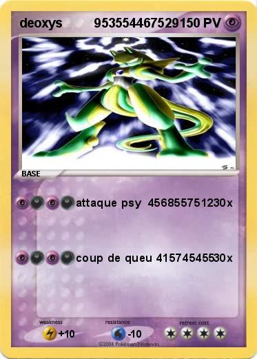 Pokemon deoxys         953554467529                