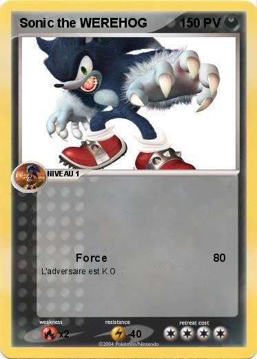 Pokemon Sonic the WEREHOG