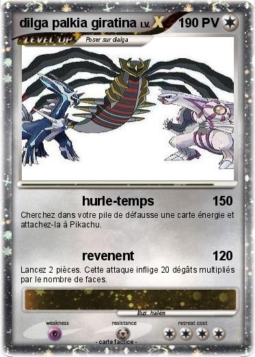 Pokemon dilga palkia giratina