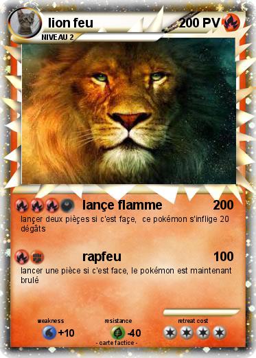 Pokemon lion feu