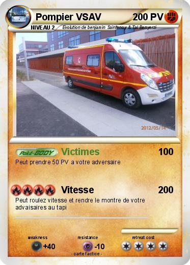 Pokemon Pompier VSAV