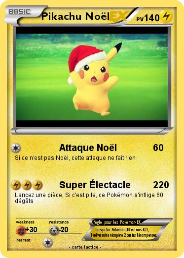 Pokemon Pikachu Noël