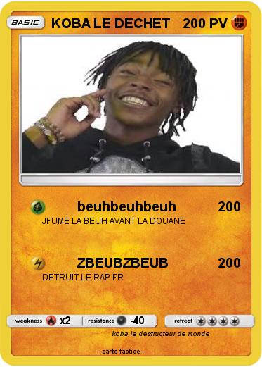 Pokemon KOBA LE DECHET