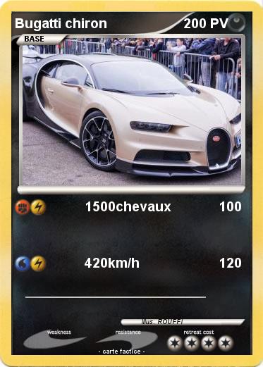 Pokemon Bugatti chiron