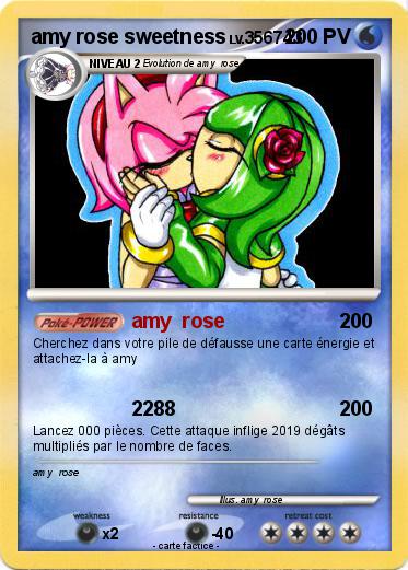 Pokemon amy rose sweetness