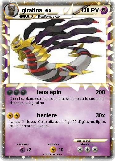 Pokemon giratina  ex
