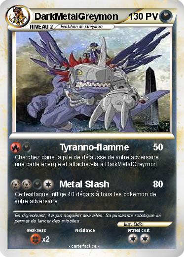 Pokemon DarkMetalGreymon