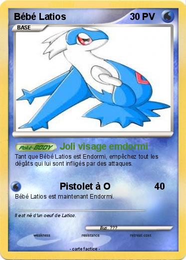 Pokemon Bébé Latios