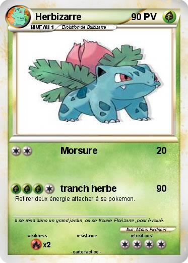 Pokemon Herbizarre