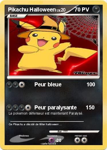 Pokemon Pikachu Halloween
