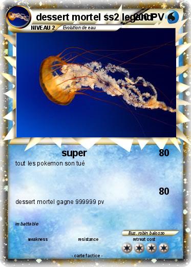 Pokemon dessert mortel ss2 legend