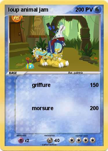 Pokemon loup animal jam