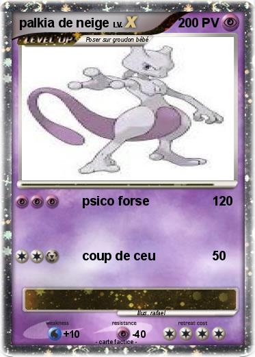 Pokemon palkia de neige