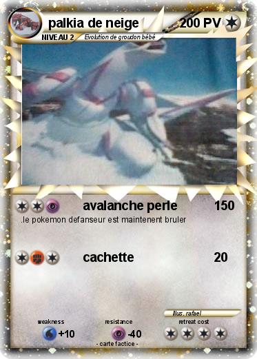 Pokemon palkia de neige