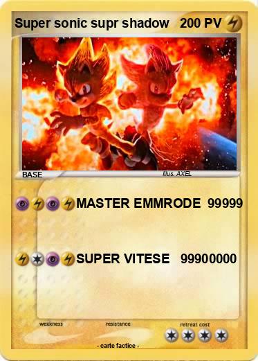 Pokemon Super sonic supr shadow