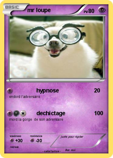 Pokemon mr loupe