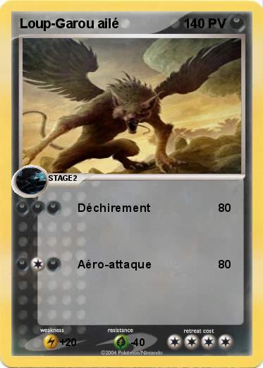Pokemon Loup-Garou ailé