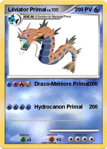 Pokemon Léviator Primal