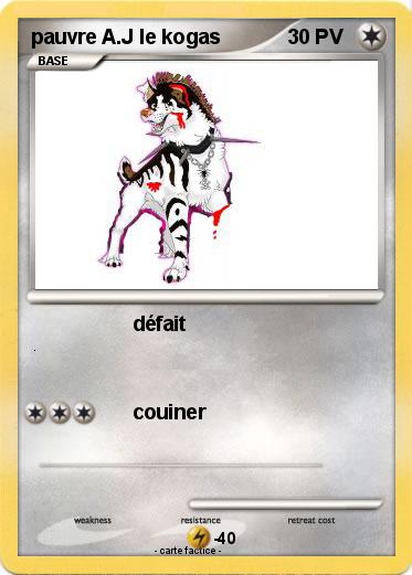 Pokemon pauvre A.J le kogas