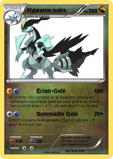 Pokemon Kyureme noire