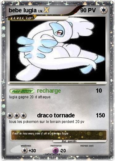 Pokemon bebe lugia
