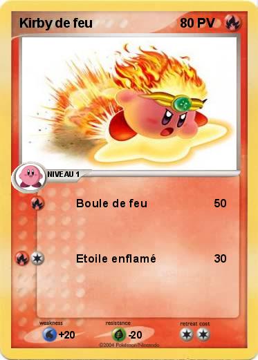 Pokemon Kirby de feu