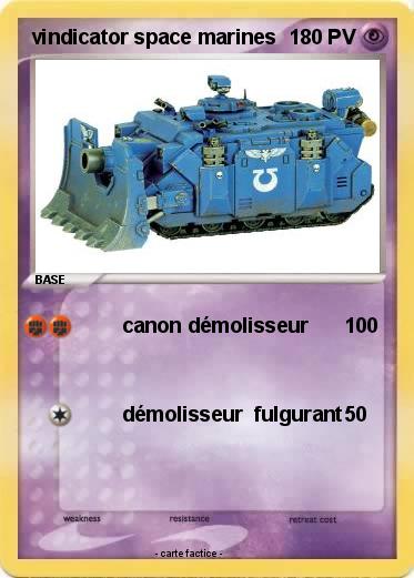 Pokemon vindicator space marines