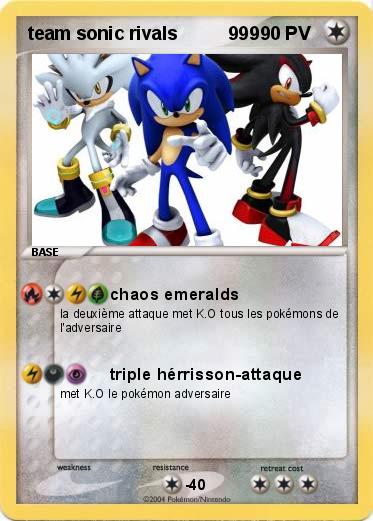 Pokemon team sonic rivals          999