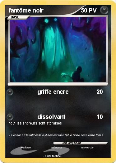 Pokemon fantôme noir