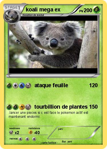 Pokemon koali mega ex
