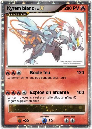 Pokemon Kyrem blanc