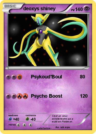 Pokemon deoxys shiney