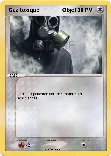 Pokemon Gaz toxique               Objet