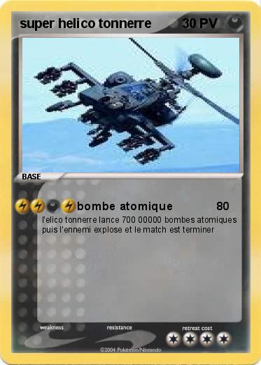 Pokemon super helico tonnerre