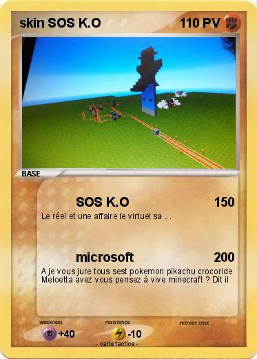 Pokemon skin SOS K.O