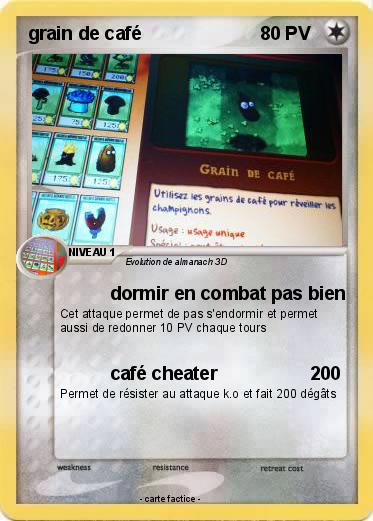 Pokemon grain de café
