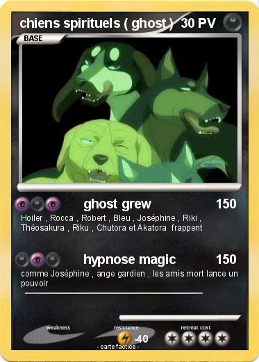 Pokemon chiens spirituels ( ghost )