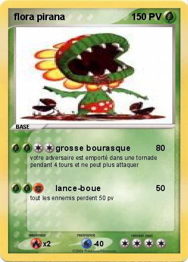 Pokemon flora pirana