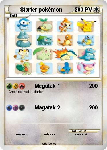 Pokemon Starter pokémon