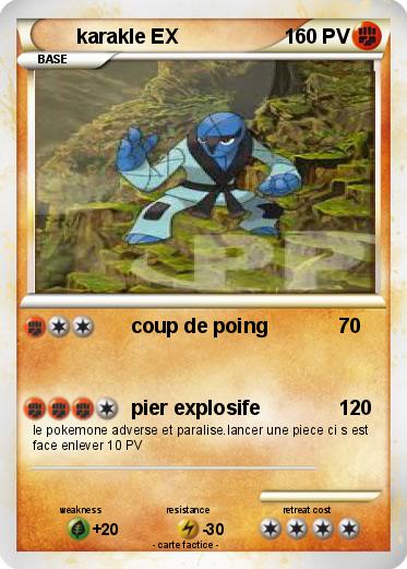 Pokemon karakle EX