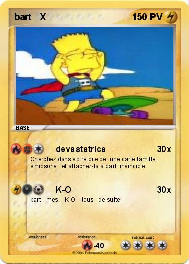 Pokemon bart   X