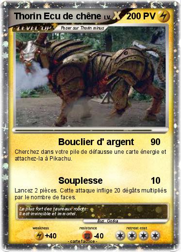 Pokemon Thorin Ecu de chêne