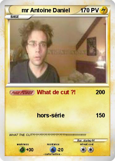 Pokemon mr Antoine Daniel