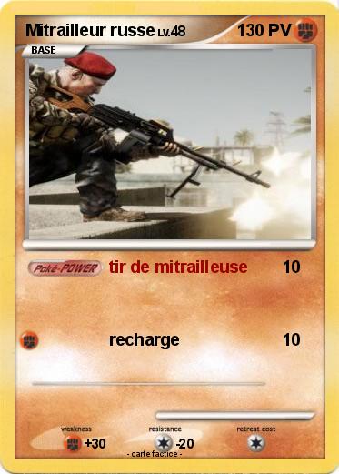 Pokemon Mitrailleur russe